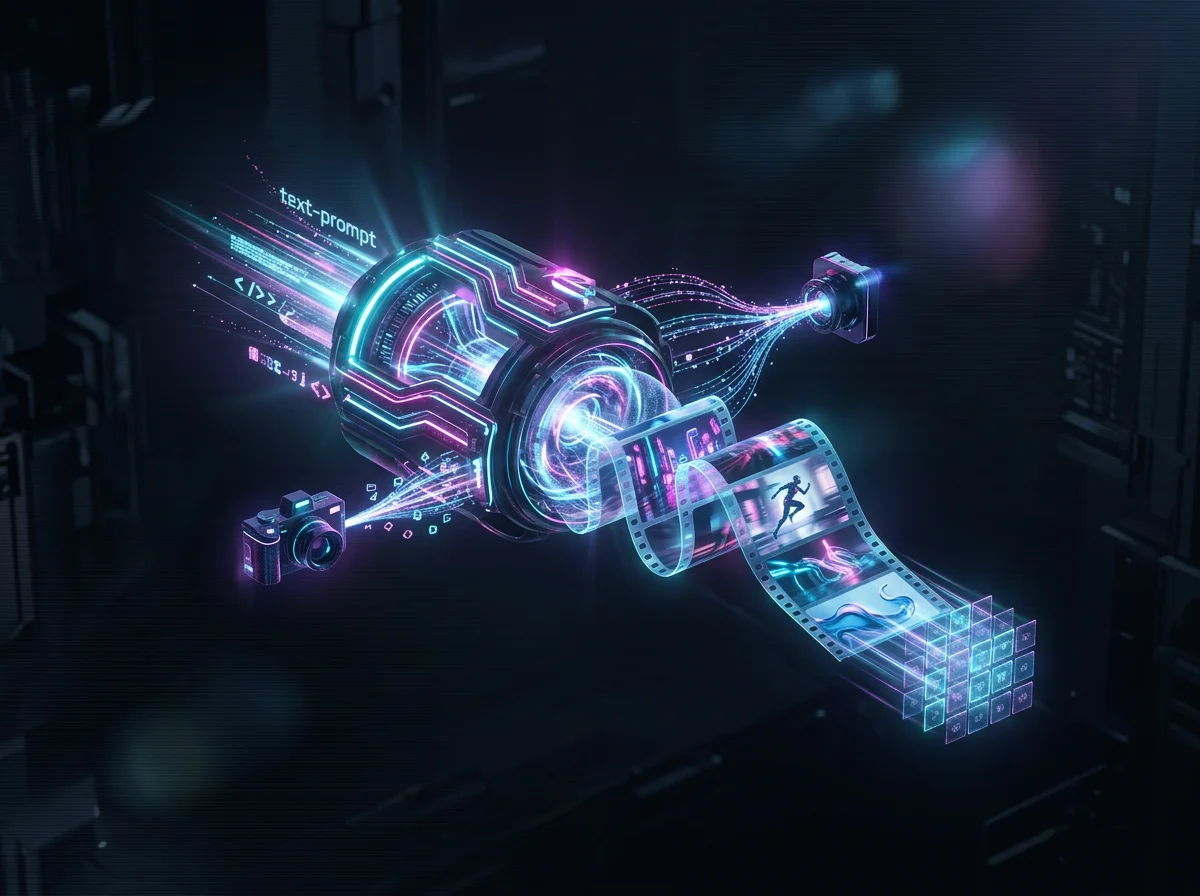 Flux Video feature grid illustration