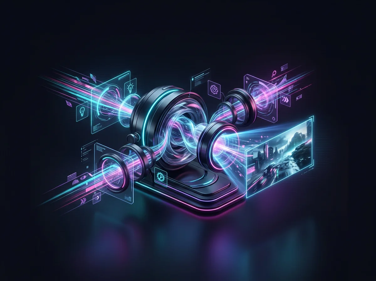 AI video prompt writing illustration